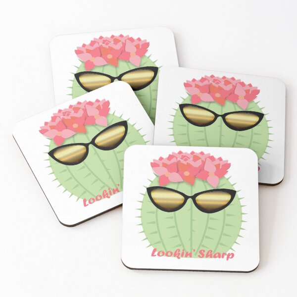 Item preview, Lookin' Sharp Blooming Cactus with Sunglasses  designed and sold by Keyma.