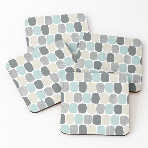 Item preview, Wonky Ovals in Teal designed and sold by House of Haha.