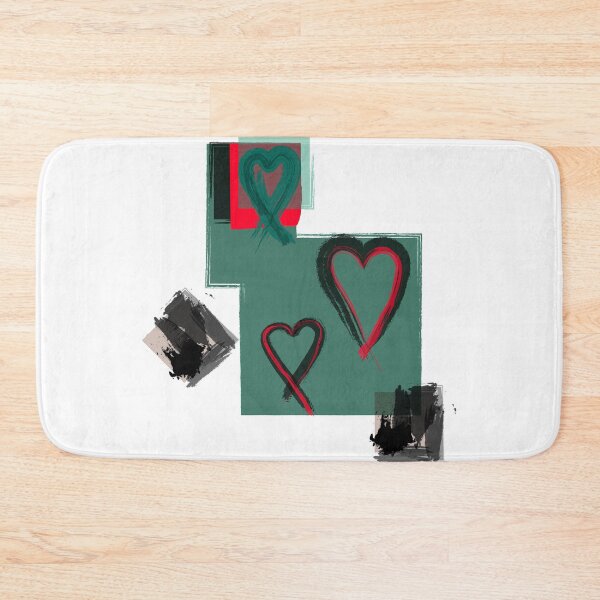 Item preview, "Heart On You" Print - Blue Combo designed and sold by NickyBrendon.