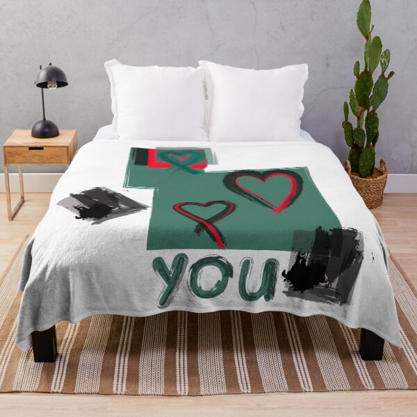 Item preview, "Heart On You" Print - Blue Combo designed and sold by NickyBrendon.