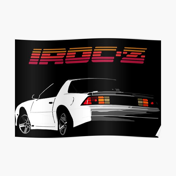 1987 5.7 IROC Z Logo Poster