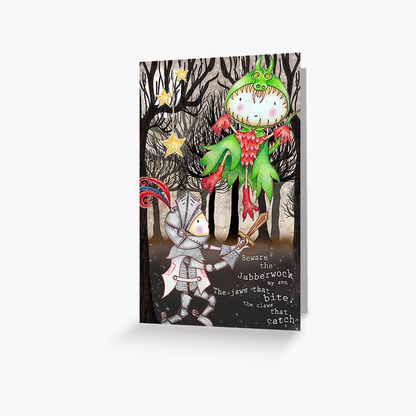 The Jaberwocky Greeting Card