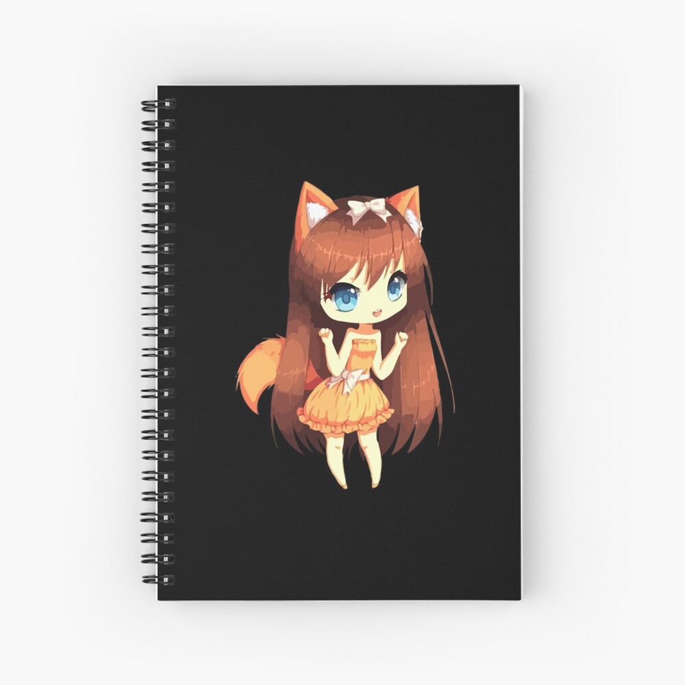 Pretty Anime Chibi Girl Notebook: Cute Kawaii Chibi girl Notebook, For  kids, teens, and adults