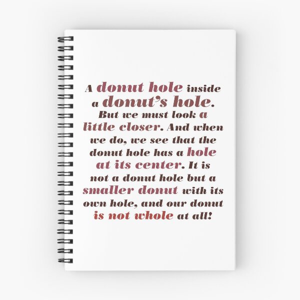 Item preview, Full Quote: A Donut Hole Within A Donut's Hole, Knives Out designed and sold by shminoa.