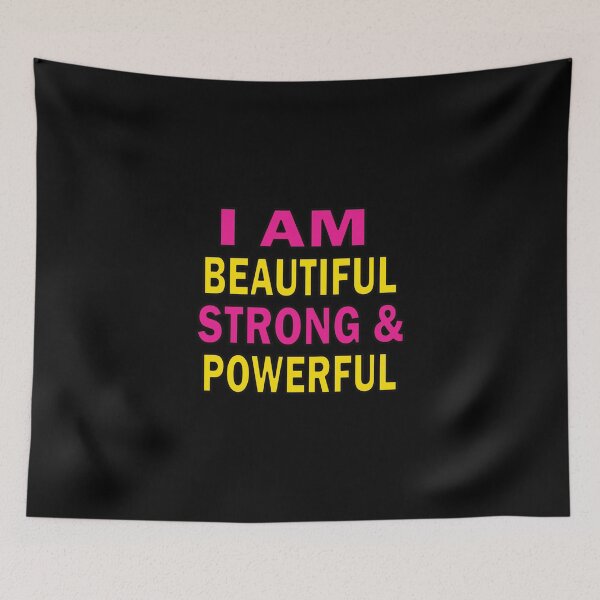 Item preview, Affirmation - I am beautiful, strong and powerful designed and sold by sidmj.