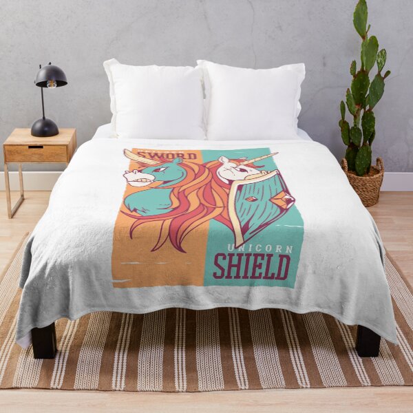 Item preview, Unicorn sword unicorn shield designed and sold by Dibbelchen.