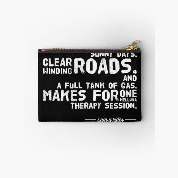Item preview, Sunny Days Clear Roads Full Tank Of Gas Helluva Therapy Session White Text designed and sold by TWMBDesigns.