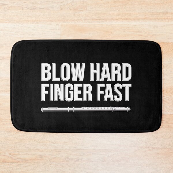 Item preview, FLUTE - BLOW HARD, FINGER FAST - Funny flute gift designed and sold by HEJAshirts.