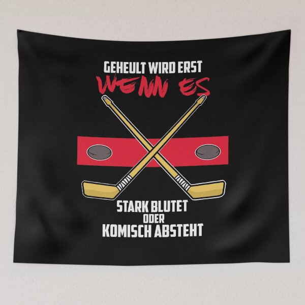 Item preview, Solo grita cuando está sangrando I Hockey Ice Hockey designed and sold by ChrisFeil.