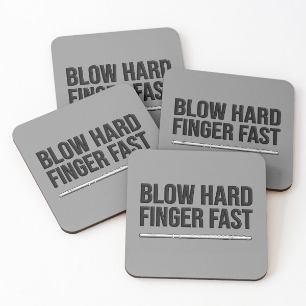 Item preview, FLUTE - BLOW HARD, FINGER FAST - Funny flute gift designed and sold by HEJAshirts.