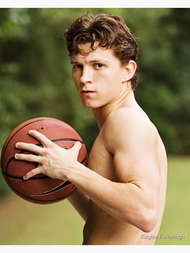 Tom Holland Basketball Poster For Sale By Punkofpop Redbubble 