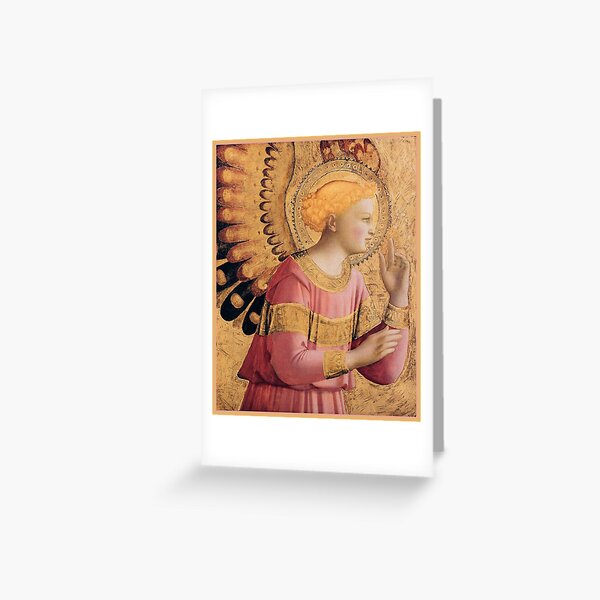Item preview, Angel Gabriel The Annunciation Catholic religious art designed and sold by Glimmersmith.