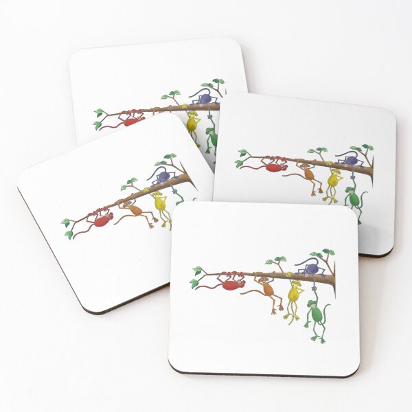 Item preview, Rainbow monkeys designed and sold by yoiterini.
