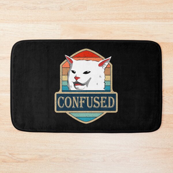Item preview, Confused - Cat Meme Woman Yelling At Table Dinner designed and sold by Mfk Clothes.