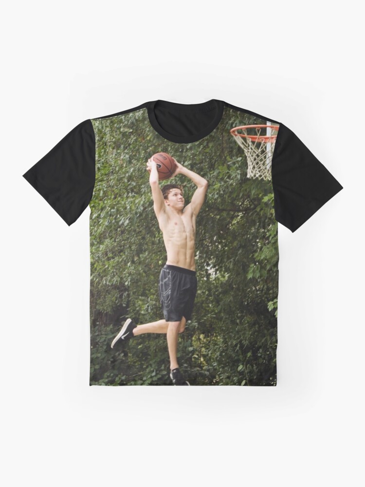 Tom Holland Basketball T Shirt For Sale By Punkofpop Redbubble Tom Holland Graphic T 