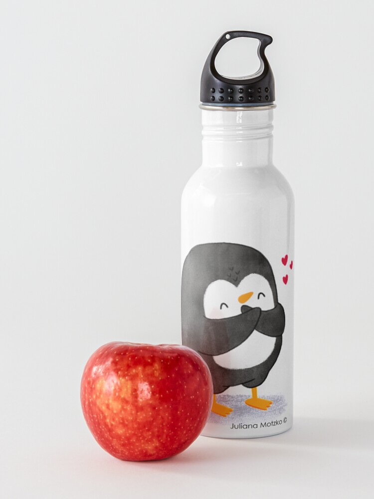 Alternate view of Penguin in Love 2 Water Bottle