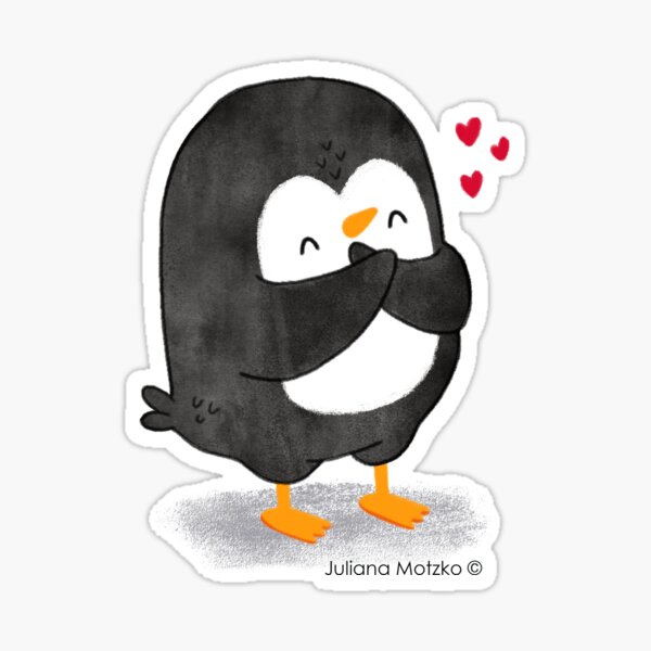 Penguin in Love 2 Sticker