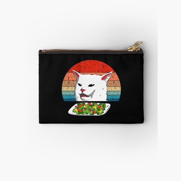 Item preview, Cat Meme Woman Yelling At Table Dinner Vintage Retro Style designed and sold by Mfk Clothes.
