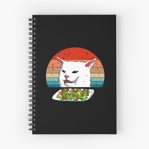 Item preview, Cat Meme Woman Yelling At Table Dinner Vintage Retro Style designed and sold by Mfk Clothes.