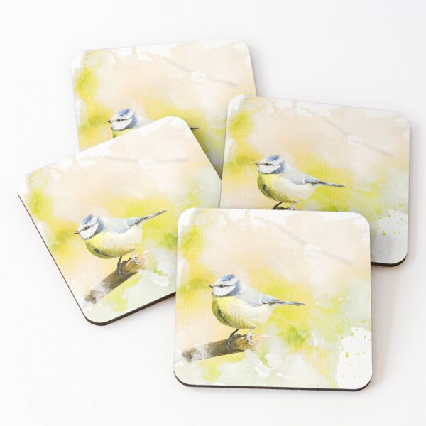 Item preview, The Eurasian blue - Watercolour designed and sold by Darren Wilkes.