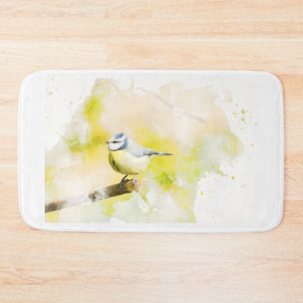 Item preview, The Eurasian blue - Watercolour designed and sold by Darren Wilkes.