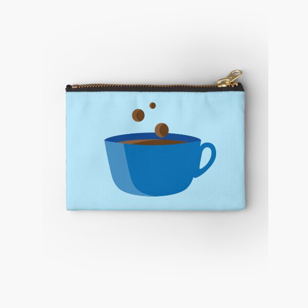 Item preview, Cute Coffee Cup - Blue designed and sold by MOREDANKMEMES.