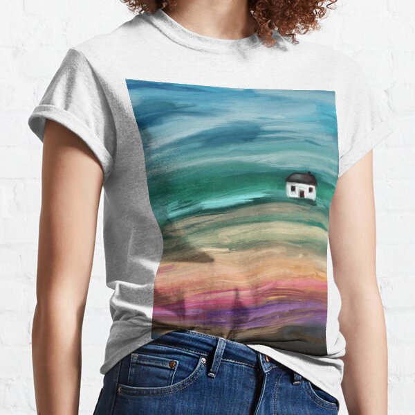 Scottish Cottage On The Moors Classic T-Shirt