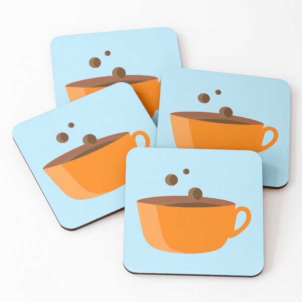 Item preview, Cute Coffee Cup - Orange designed and sold by MOREDANKMEMES.