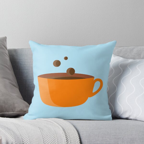 Item preview, Cute Coffee Cup - Orange designed and sold by MOREDANKMEMES.