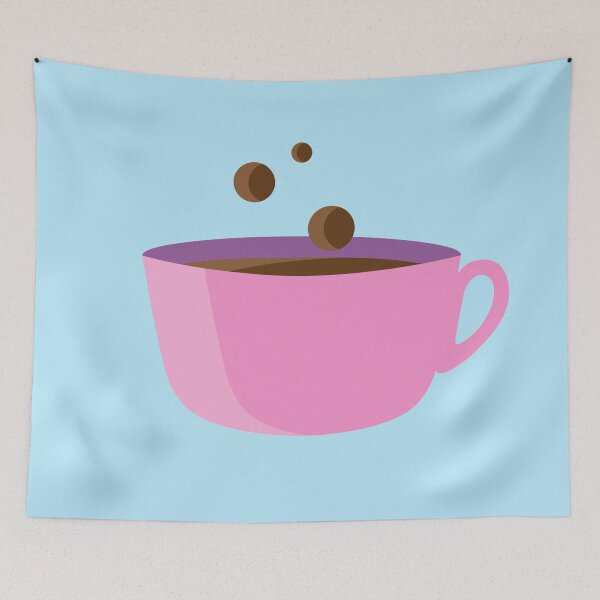 Item preview, Cute Coffee Cup - Pink designed and sold by MOREDANKMEMES.