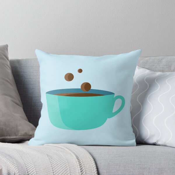 Item preview, Cute Coffee Cup - Teal designed and sold by MOREDANKMEMES.
