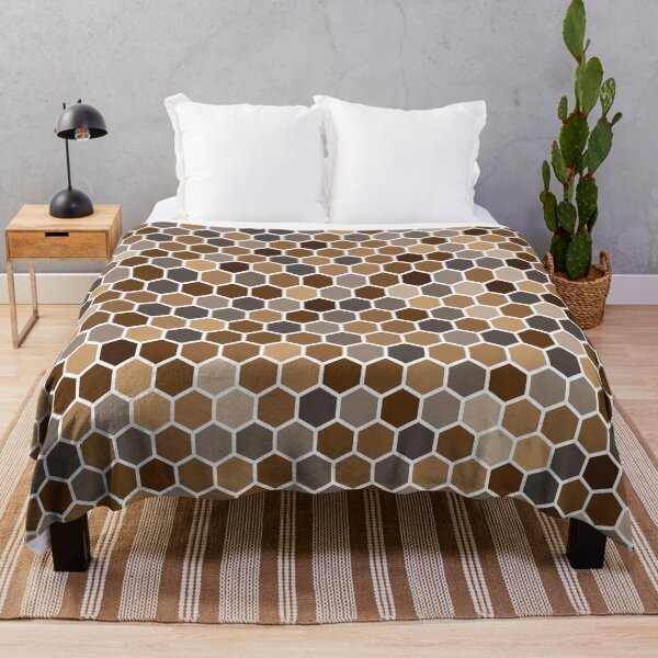 Item preview, Brown Hexagons designed and sold by YYZDesign.
