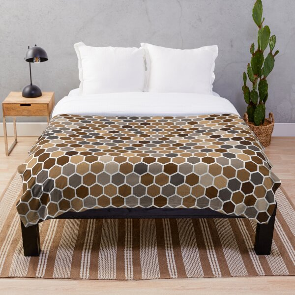 Item preview, Brown Hexagons designed and sold by YYZDesign.