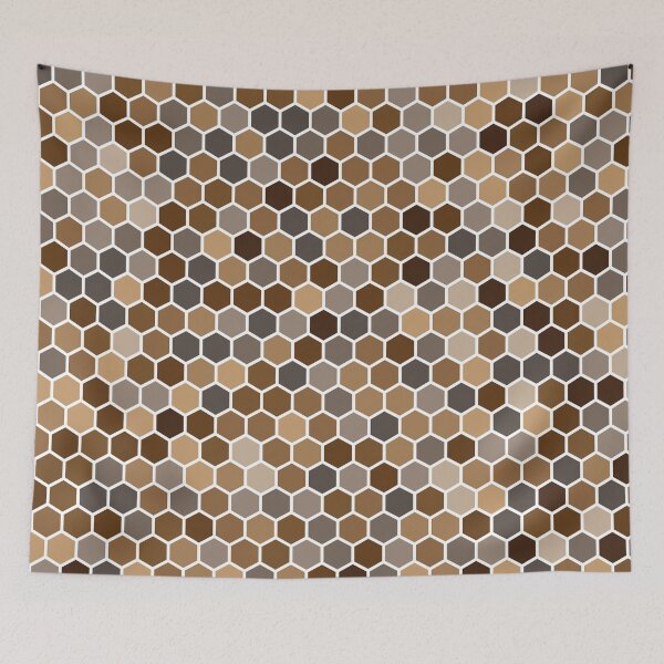 Item preview, Brown Hexagons designed and sold by YYZDesign.