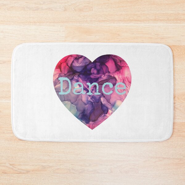 Item preview, Love Dance purple pink and blue alcohol Ink abstract heart designed and sold by herzart.