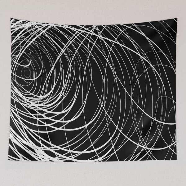 Item preview, Black and White Complex Swirl designed and sold by SirkDesignsLtd.