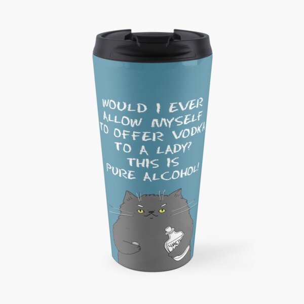 Behemoth the Cat - lit quotes series Travel Mug