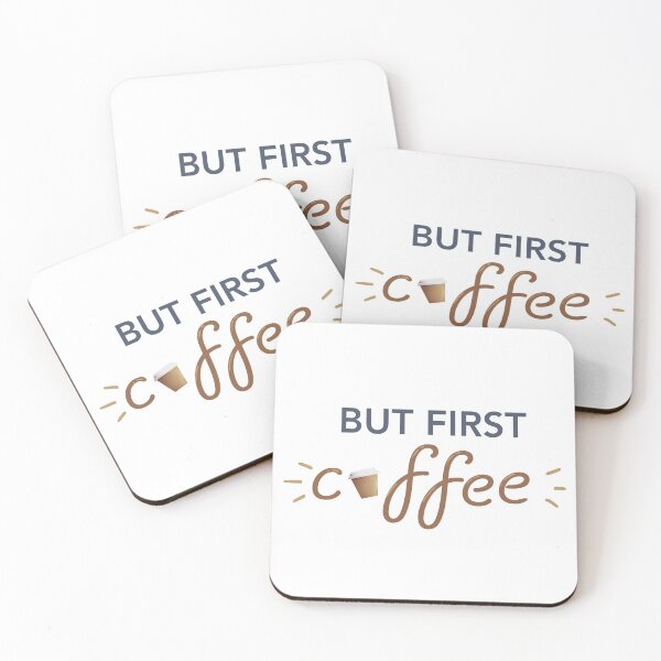 Item preview, But First, Coffee designed and sold by yellowpomelo.