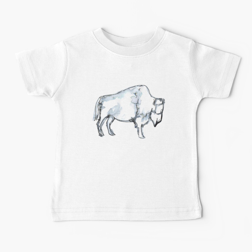 Buffalo, watercolor Baby T-Shirt