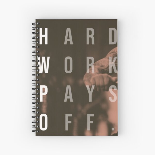 Mat Fraser - CrossFit - Hard Work Pays Off - HWPO Spiral Notebook