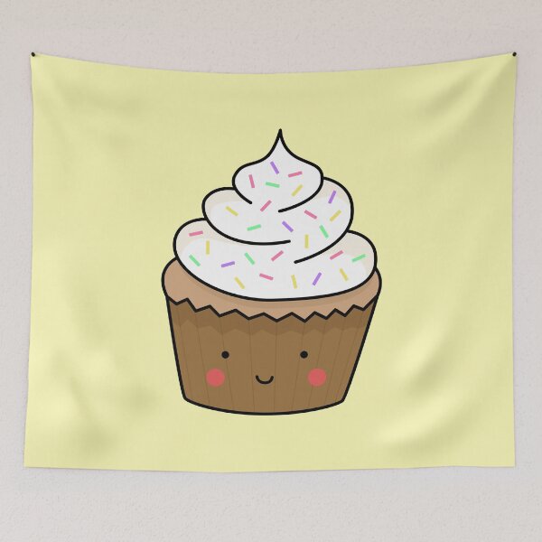 Item preview, Kawaii Cupcake with Sprinkles designed and sold by Design Minds Boutique.