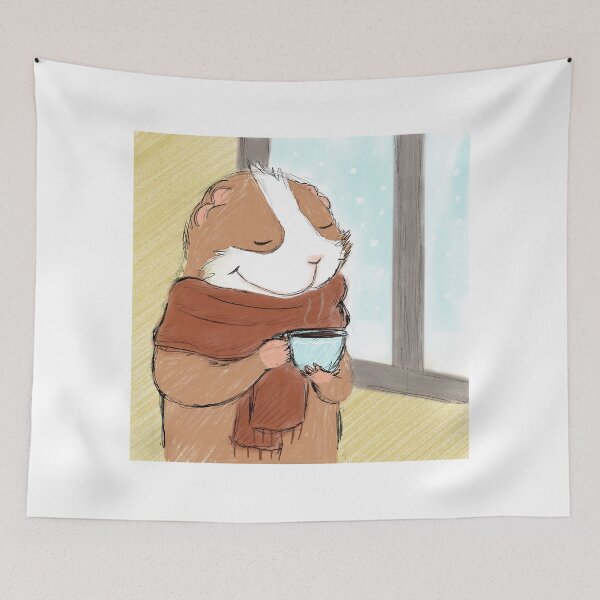Item preview, Guinea pig enjoying coffee  designed and sold by mondesign26.