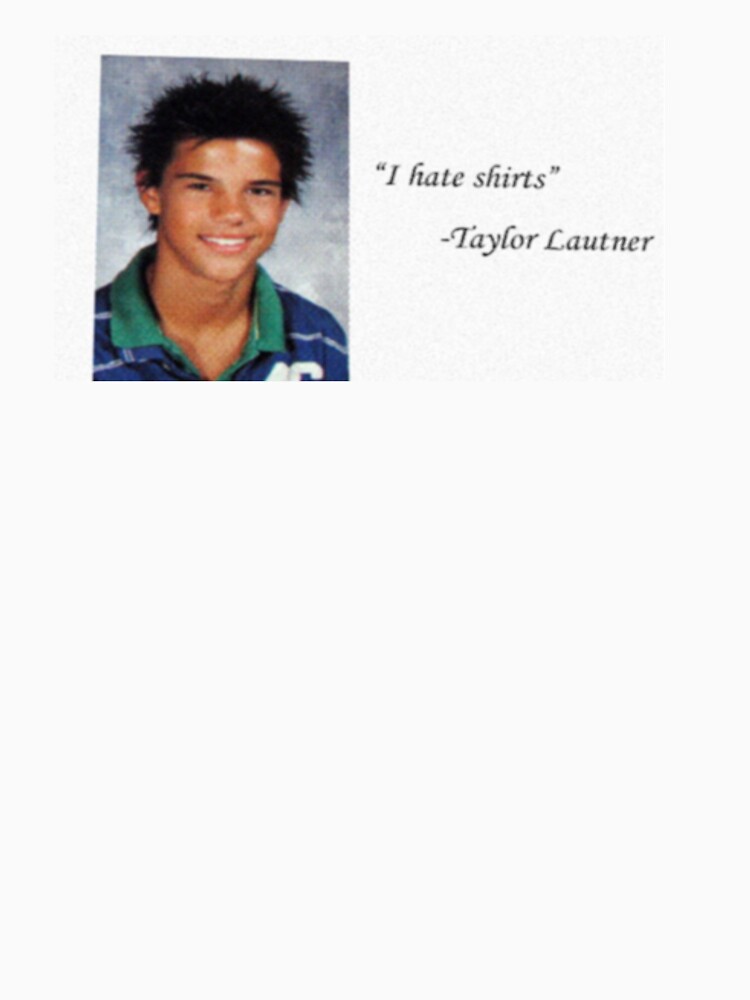 taylor lautner yearbook picture