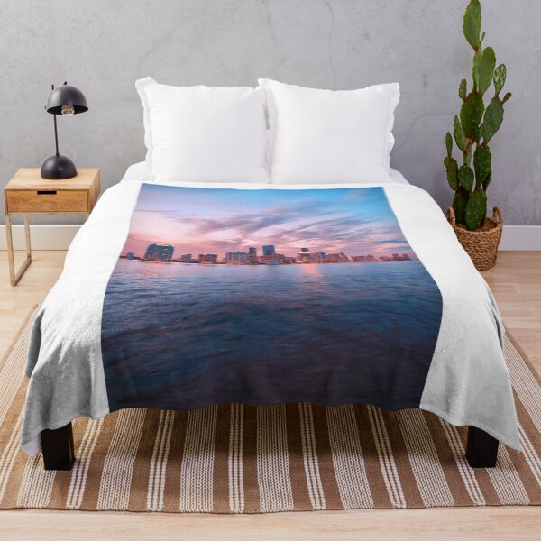 Item preview, Beautiful Miami Ocean Sunset City Skyline designed and sold by newburyboutique.