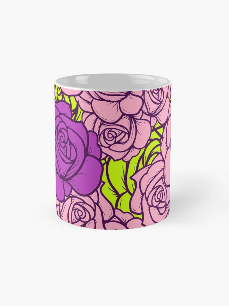 Thumbnail 4 of 6, Coffee Mug, Spring Roses designed and sold by FurtiveFerret.