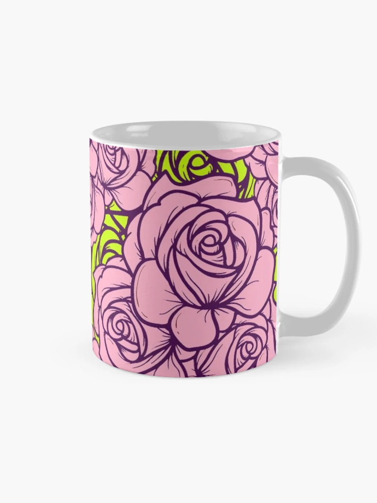 Thumbnail 3 of 6, Coffee Mug, Spring Roses designed and sold by FurtiveFerret.