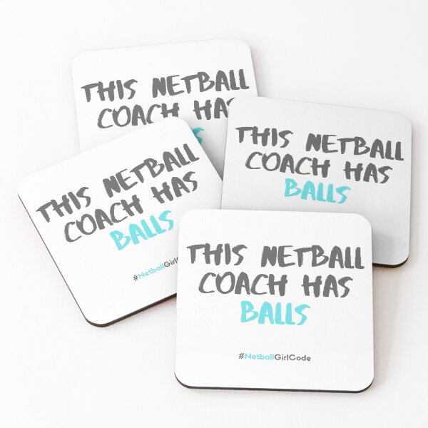 Item preview, This Netball Coach has Balls designed and sold by NetballGifts.