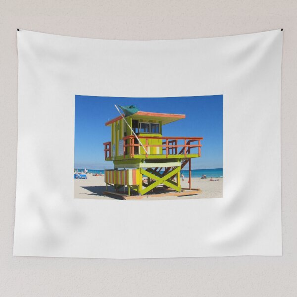 Item preview, Lifeguard Stand on Miami Beach designed and sold by PhilipBrown.