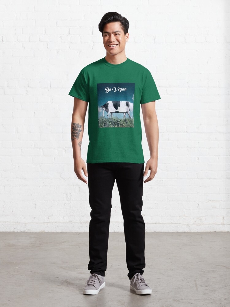 Vista alternativa de Camiseta clásica Seamos veganos