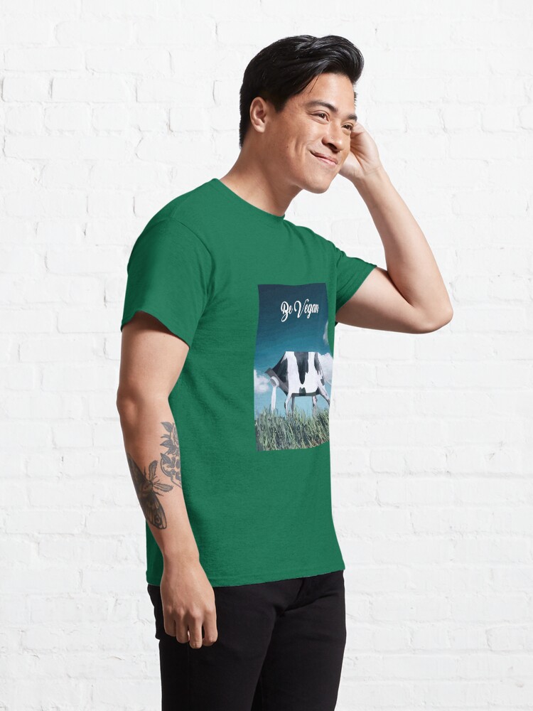 Vista alternativa de Camiseta clásica Seamos veganos